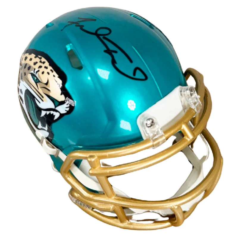 Rugby Helmet For Official Teams-Fred Taylor Signed Jacksonville Jaguars Flash Mini Football Helmet (JSA)