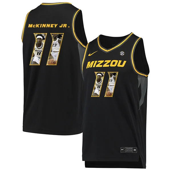 Football Jersey For Competitive Events-Basketball Jersey For Competitive Events-Missouri Tigers 11 Mario McKinney Jr. Black Fashion College Basketball Basketball Jersey.jpeg