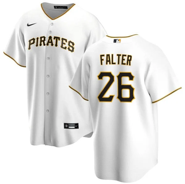 Baseball Jersey For Fan Favorites-Men's Pittsburgh Pirates #26 Bailey Falter White Cool Base Baseball Stitched Jersey