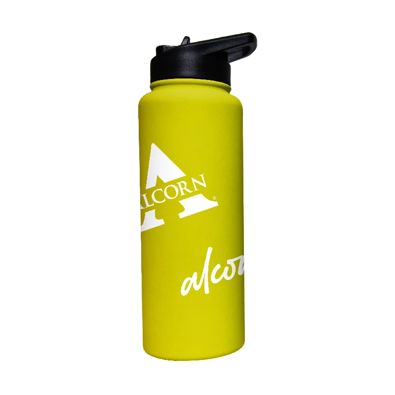 Team Mug For Special Event Gifts-Alcorn State 34oz Cru Bold Soft Touch Quencher