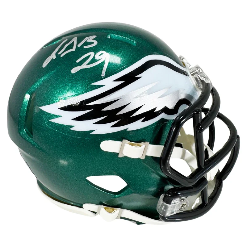 Rugby Helmet For Youth Players-LeGarrette Blount Signed Philadelphia Eagles Speed Mini Football Helmet (Beckett)