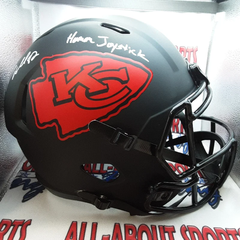 Rugby Helmet For Official Teams-Dante Hall Authentic Signed Autographed Full-size Replica Helmet JSA