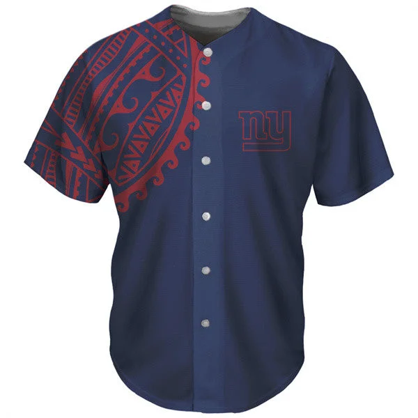 Baseball Jersey For Player Recognition-Men's New York Giants Navy Baseball Jersey