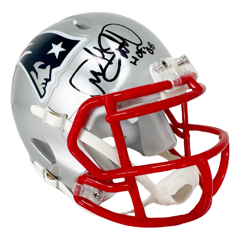 Rugby Helmet For All-Weather Protection-Andre Tippett Signed HOF 08 Inscribed New England Patriots Speed Mini Football Helmet (Beckett)