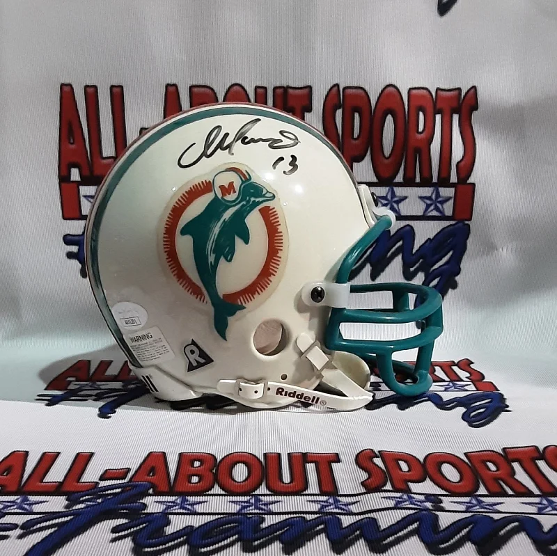 Rugby Helmet With Breathable Mesh-Dan Marino Authentic Signed Autographed Mini Helmet JSA