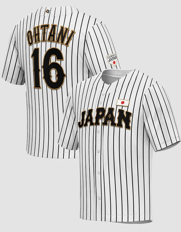 Baseball Jersey With Bold Team Graphics-Men's Japan Baseball Active Player Custom 2023 White World Baseball Classic Stitched Jersey