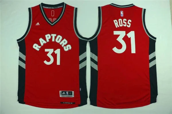 Football Jersey For Personalized Gifts-Basketball Jersey For Personalized Gifts-Raptors 31 Terrence Ross Red Swingman Basketball Jersey