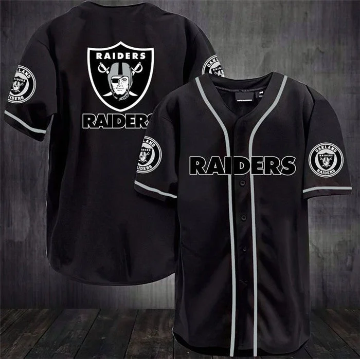 Baseball Jersey For Softball And Baseball-Men's Las Vegas Raiders Baseball Stitched Jersey Shirt