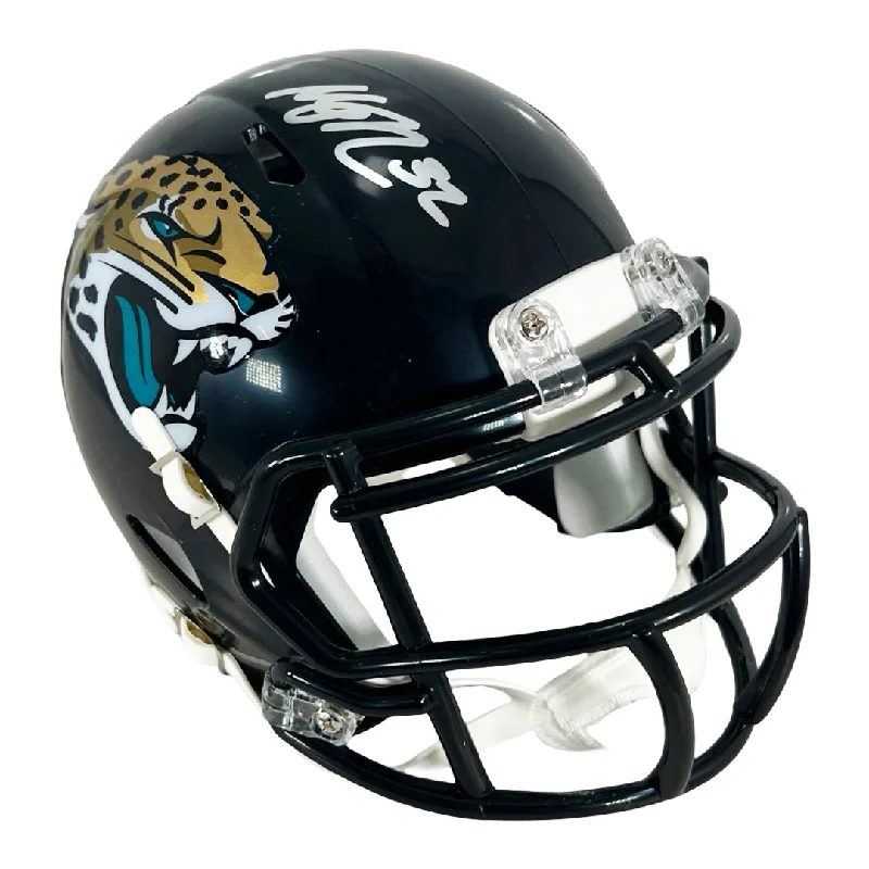 Rugby Helmet For Protection-Maurice Jones-Drew Signed Jacksonville Jaguars Speed Mini Football Helmet (Beckett)