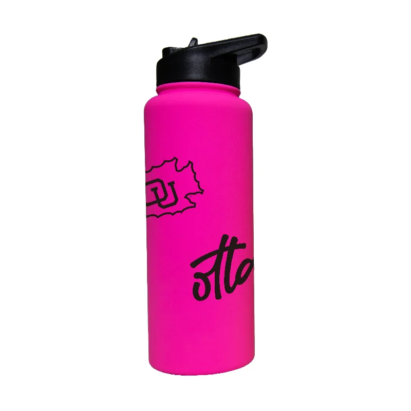 Team Mug For College Events-Ottawa 34oz Electric Bold Soft Touch Quencher