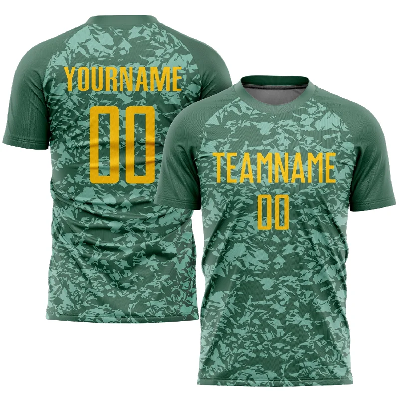 Football Jersey For Major League Apparel-Custom Olive Gold Sublimation Salute To Service Soccer Uniform Jersey