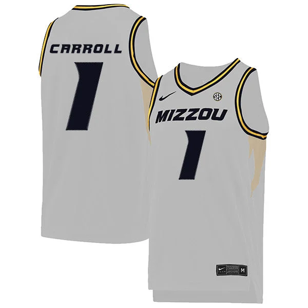 Missouri Tigers 1 DeMarre Carroll White College Basketball Basketball Jersey