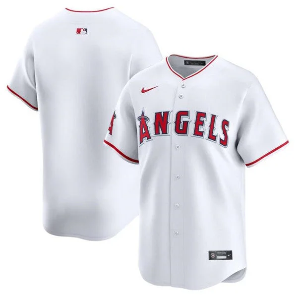 Baseball Jersey For Special Edition-Men's Los Angeles Angels Blank White Home Limited Baseball Stitched Jersey