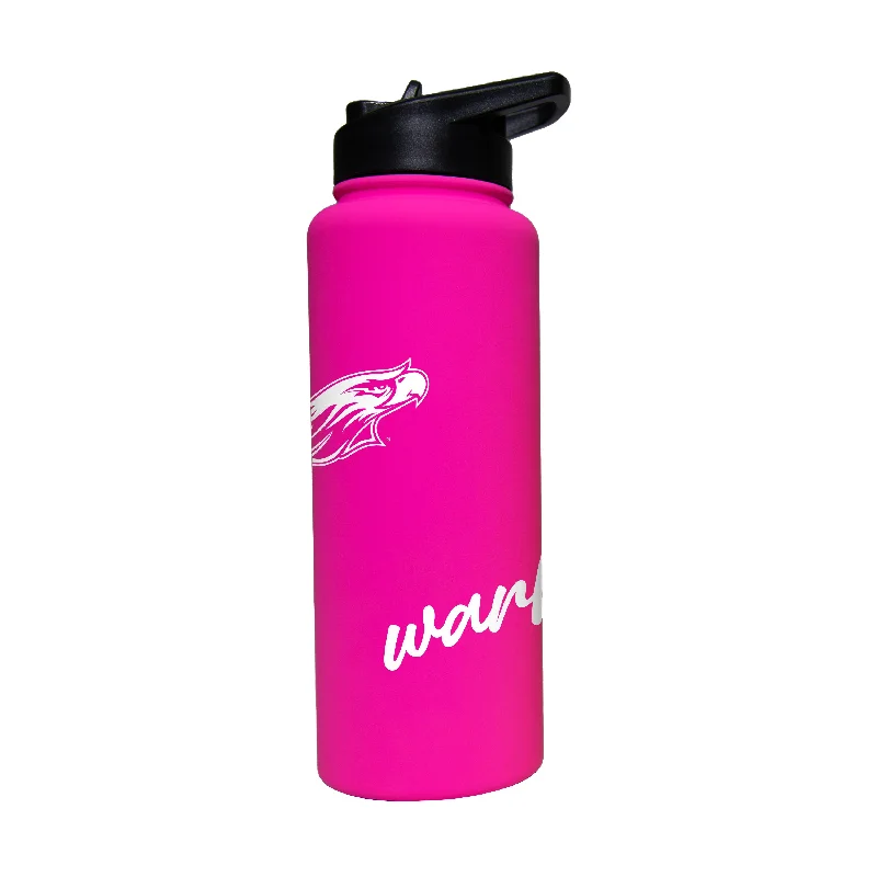 Team Mug With Professional Team Design-Wisconsin Whitewater 34oz Electric Bold Soft Touch Quencher