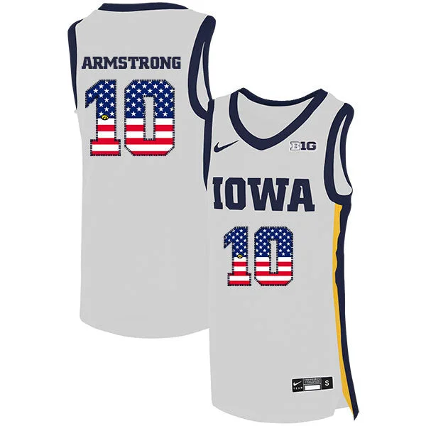 Football Jersey For Online Ordering-Basketball Jersey For Online Ordering-Iowa Hawkeyes 10 B.J. Armstrong Black USA Flash Basketball College Basketball Jersey.jpeg