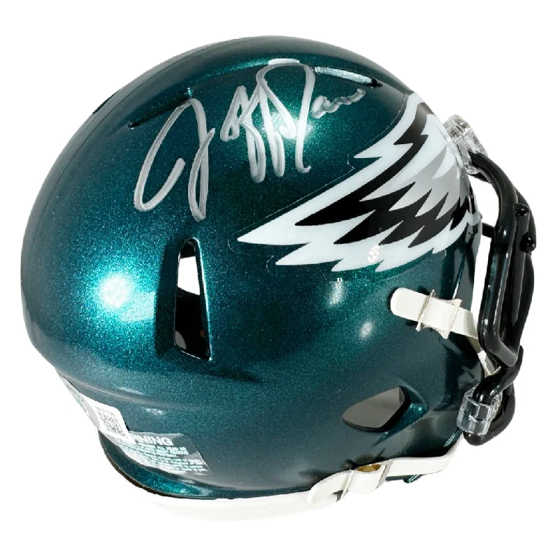 Rugby Helmet With Stylish Look-Jeff Garcia Signed Philadelphia Eagles Speed Mini Football Helmet (Beckett)