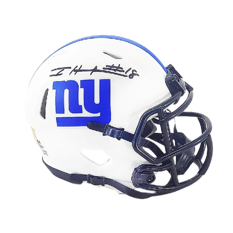 Rugby Helmet For Full Protection-Isaiah Hodgins Signed New York Giants Lunar Eclipse Speed Mini Football Helmet (JSA)