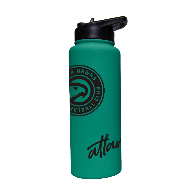 Team Mug For Event Fundraising-Atlanta Hawks 34oz Optic Bold Soft Touch Quencher