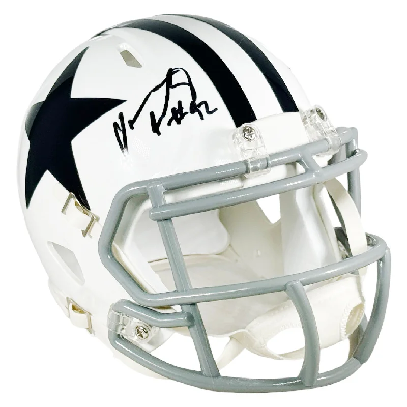 Rugby Helmet For Group Customization-Dorance Armstrong Signed Dallas Cowboys Throwback 1960-63 Speed Mini Replica Football Helmet (JSA)