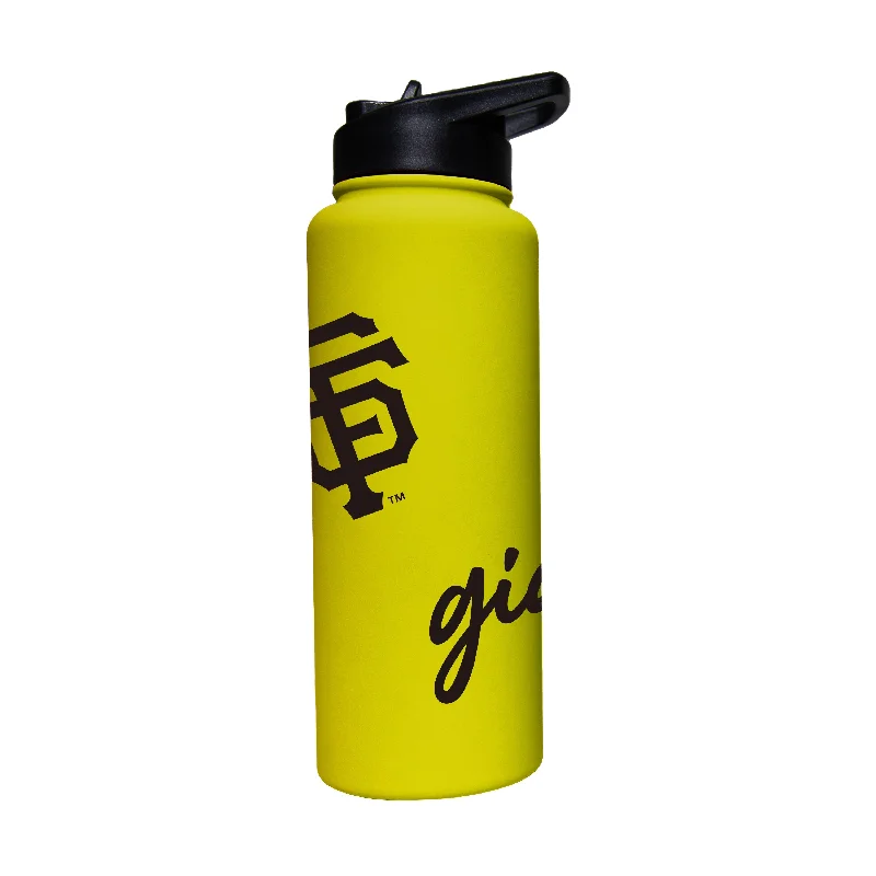 Team Mug For Group Events-San Francisco Giants 34oz Cru Bold Soft Touch Quencher