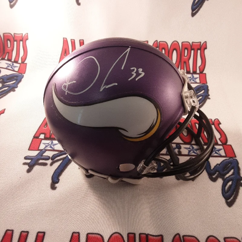 Rugby Helmet For Professional Sports Teams-Dalvin Cook Authentic Signed Autographed Mini Helmet JSA.