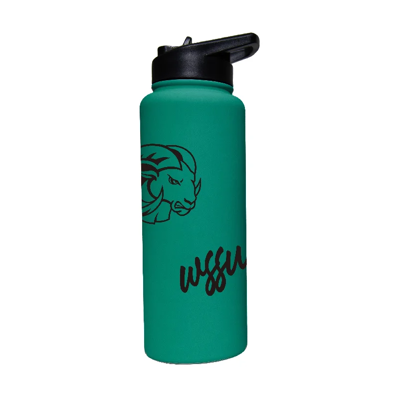 Team Mug For Themed Events-Winston Salem St 34oz Optic Bold Soft Touch Quencher