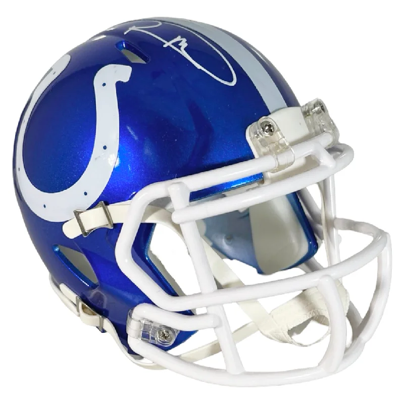 Rugby Helmet For Special Events-Robert Mathis Signed Indianapolis Colts Flash Mini Football Helmet (JSA)