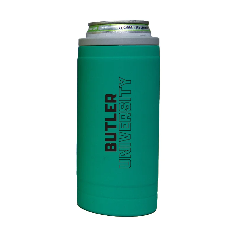 Team Mug With Team Name-Butler 12oz Optic Stacked Soft Touch Slim Coolie