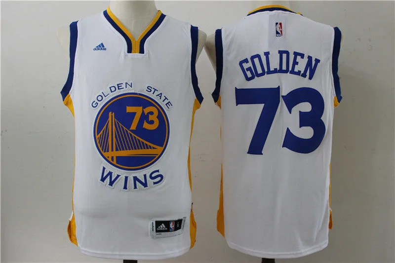 Football Jersey For Practice Sessions-Basketball Jersey For Practice Sessions-Warriors White Record-Breaking Season 73 Wins Swingman Basketball Jersey